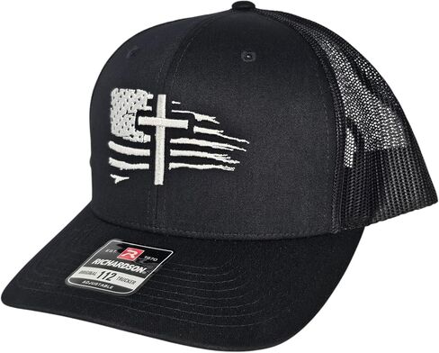 علم ريتشاردسون الأمريكي و Cross Snapback Hat ، الملاءمة القابلة للتعديل ، التصميم الوطني in Saudi Arabia