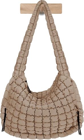 Puffer Tote Bag for Women Large Lightweight Crossbody Shoulder Bag Quilted Puffy Hobo Handbags in Saudi Arabia