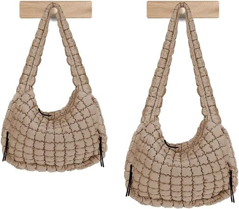 Puffer Tote Bag for Women Large Lightweight Crossbody Shoulder Bag Quilted Puffy Hobo Handbags in Saudi Arabia