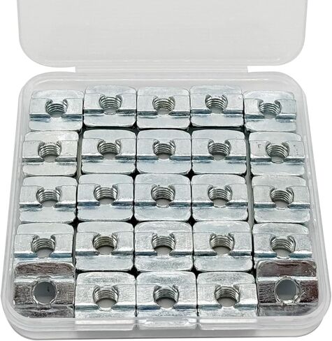 60Pcs 4040 Aluminum Extrusion Hardware Accessories, M8 T Nuts scerws kit for 4040 T Slot Rail Aluminum Extrusion Connectors in Saudi Arabia