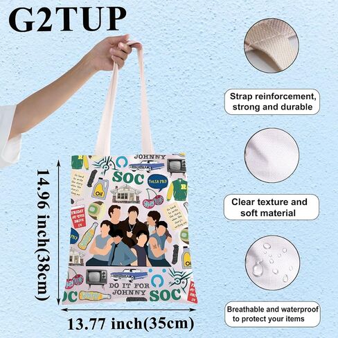 G2TUP خارج الحمل الموسيقي Bage Ponyboy & Johnny FSNS هدية خارج الكتف الحقيبة الموسيقية MERCH in Kuwait
