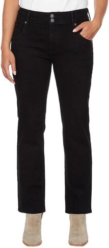 HUDSON Women's Mid-Rise Slim Straight Leg Jeans in Saudi Arabia