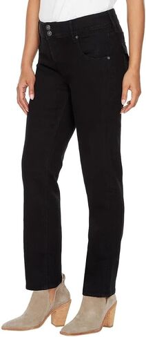 HUDSON Women's Mid-Rise Slim Straight Leg Jeans in Saudi Arabia