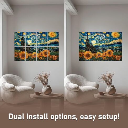 FurnoFlexArt Acoustic Panels Tiles Decorative Room Sound Proof Foam Absorbing Panels Noise Dampening Canceling Reducing Blocker for Walls (Serene Lake, Art) in Saudi Arabia