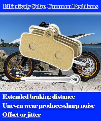 6 Pcs Front & Rear Disc Brake Pads Compatible with Sur Ron Light Bee X and S,Fis for Talaria Sting MX3 R/MX4, for Segway X160 X260 Electric Dirt Bike Replacement Parts in Saudi Arabia