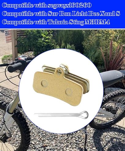 6 Pcs Front & Rear Disc Brake Pads Compatible with Sur Ron Light Bee X and S,Fis for Talaria Sting MX3 R/MX4, for Segway X160 X260 Electric Dirt Bike Replacement Parts in Saudi Arabia