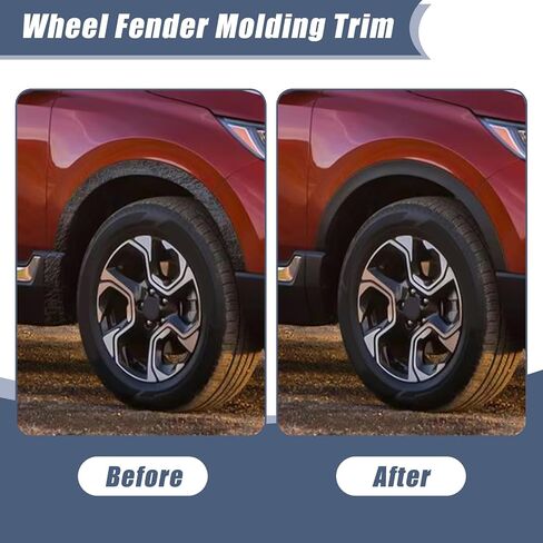 XQSMWF الأمامي الأيمن الجانبي الجانبي العجلة تقاطع تقليم Fender Flare Trim 74115-TLA-A02 74115TLAA02 HO1291108 متوافق مع Honda CR-V 1.5L 2.0L 2017-2022 in Kuwait