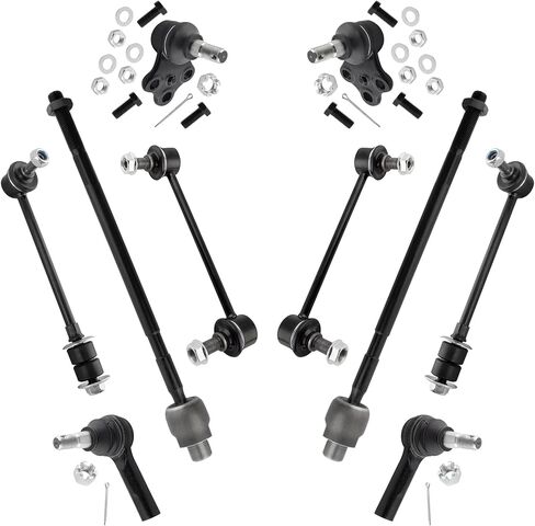 K90662 K90659 K80435 ES3466 EV396 Front & الخلفي Stabilizer Bar Links INNER و OUTER TIE ROD ينتهي مفاصل الكرة السفلية لـ Infiniti QX4 1997-2003 NISSAN PATHFINDER 1996-2004 ، حزمة من 10 in Saudi Arabia