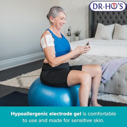 DR-HO'S® Pain Therapy System Accessories - Gel Pads Package (2 Pairs of Large Flex Tone Pads & 4 Pairs of Small Gel Pads) - for Pain Management, Back Pain and Rehabilitation in Saudi Arabia