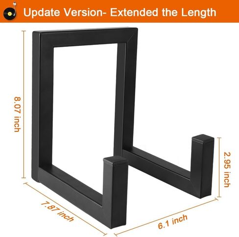 Picowe Vinyl Record Record Holder ، Black LP Display Rack Organizer ، Metal Record Stand (1 Pack) in Kuwait