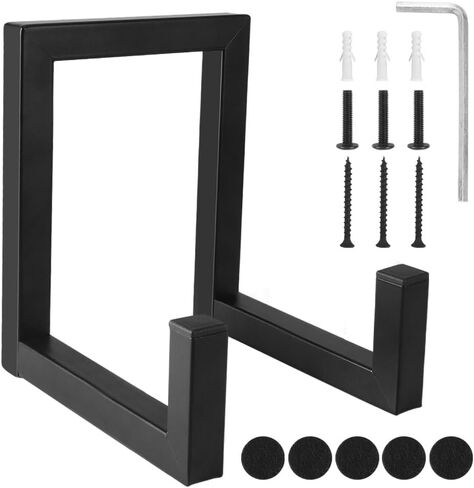 Picowe Vinyl Record Record Holder ، Black LP Display Rack Organizer ، Metal Record Stand (1 Pack) in Kuwait