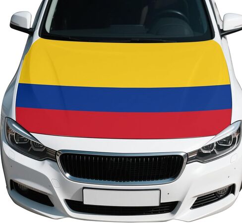 Progress Pride Rainbow Flag Car Hood Cover 4X5 Ft Polyester Elastic Fabrics, Universal Fit for Trucks, Car, SUV, or Van in Saudi Arabia