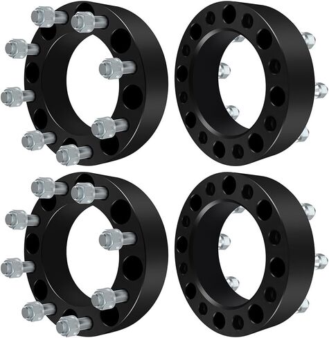 ECCPP 4PCS 2 "فواصل العجلات 8 lug 8x170mm إلى 8x170mm مجموعات الفواصل 130 مم مع 14x2 ترصيع FIT 2000-2002 لفورد للسرقة 1999-2002 لفورد F-250 Super Duty in Saudi Arabia