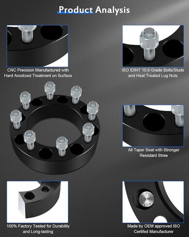 ECCPP 4PCS 2 "فواصل العجلات 8 lug 8x170mm إلى 8x170mm مجموعات الفواصل 130 مم مع 14x2 ترصيع FIT 2000-2002 لفورد للسرقة 1999-2002 لفورد F-250 Super Duty in Saudi Arabia