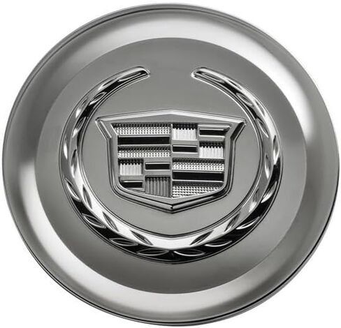 إكسسوارات جنرال موتورز 19303979 غطاء مركز في الكروم مع شعار كاديلاك أحادي اللون (حزمة 4) in Saudi Arabia