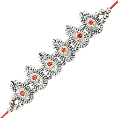 مجموعة من 2 Rakhi للأخ Rakhi سوار الخيط ل Bhai Bhabhi Bhaiya Veera Raksha Bandhan Rakhi مجموعة أساور Dora مع حزمة هدايا للأخ الشقيق الهندي Raksha Bandhan مهرجان in Saudi Arabia