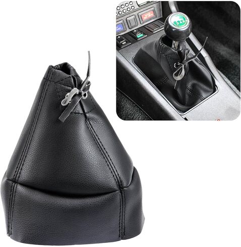 KBH Gear Shift Boot Cover for Nissan Datsun 240z, 260z, 280z, Vinyl Leather Shifter Covering Upholstery, Anti-Scratch, Black in Saudi Arabia
