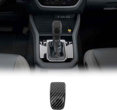 غطاء رأس التحول المتوافق مع سوبارو فورستر 2025 ، ABS Center Censole Gear Shifter Cover Cover Cover Accessories (نمط ألياف الكربون) in Saudi Arabia