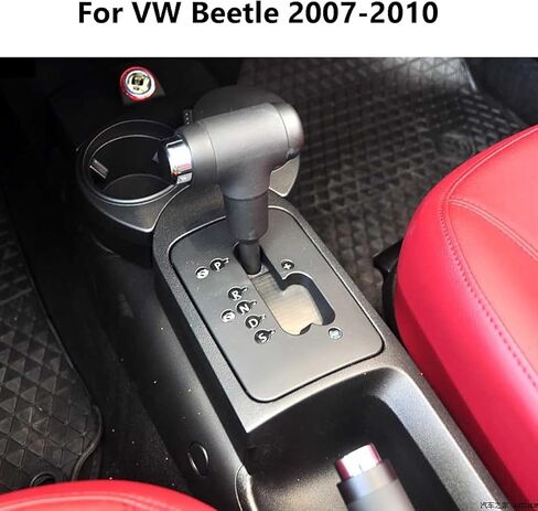 لفيلم VW Beetle 2007-2010 ملمس ألياف الكربون مع ملحقات مقبض مقبض لوحة الترس الكريستالية. in Kuwait