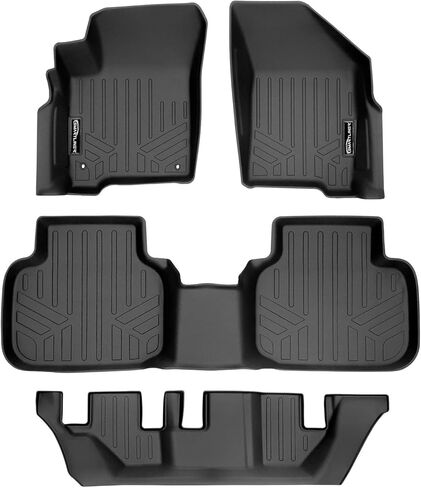 Maxliner مخصص Fit Floor Mats 3 صفات الصفوف متوافقة مع 2010-2020 Dodge Journey in Saudi Arabia