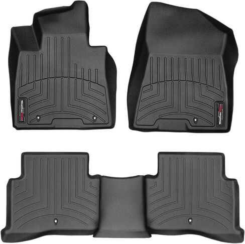 Weathertech مخصص Floirliners ل Tucson ، Sportage - الصف الأول والثاني (4415721-448162) ، أسود in Saudi Arabia