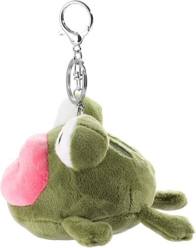 Frog Plush Keychain - Cute Animal Plush Gift for Backpacks, Car Key Bag, Wallet, Purse Decor in Kuwait