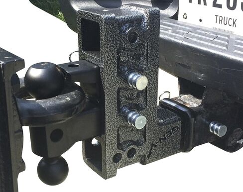 Gen -y Mega -Duty Drop Hitch ، 12.5 بوصة ، قابلة للتعديل بالكامل ، سعة السحب ، 16000 رطل ، ووزن لسان 2000 رطل ، ويشمل مرفقًا مزدوجًا للتركيب - قفل بنتل - 2 دبابيس من الفولاذ المقاوم للصدأ ، الولايات المتحدة الأمريكية مصنوعة in Saudi Arabia