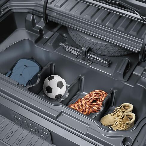 فواصل الجذع في السرير متوافقة مع 2017-2025 Honda Ridgeline Accessories Trunk Cargo Congerizer Tailgate Insert Resert (3pcs) in Saudi Arabia