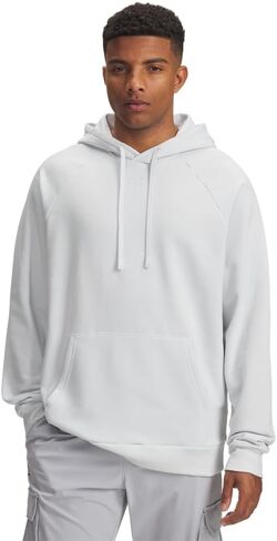 Under Armor Men Fleece Hoodie ، Lichen Blue (424)/Onyx White ، X-Small in Kuwait