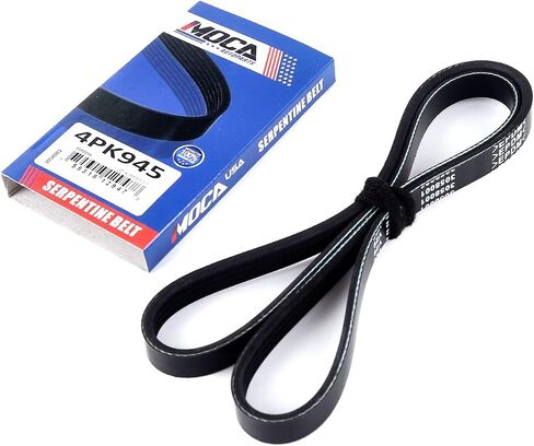 MOCA 4PK945 و 6PK1175 EPDM Serpentine Belt Fits for Infiniti 2006 M35 3.5L ، 2003-2006 FX35 3.5L ، 2003-2006 G35 3.5L ، 2001-2003 QX4 3.5L ، for Nissan 2003-2006 350Z 3.5L ، 2001-2004 PATHFINER in Saudi Arabia