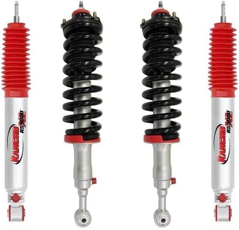 Rancho Suspension QuickLIFT Loaded Strut and Shock Kit For Toyota Tundra 4WD 2007-12 - Includes Rancho Front Loaded Struts & Rear RS9000XL Shocks in Saudi Arabia