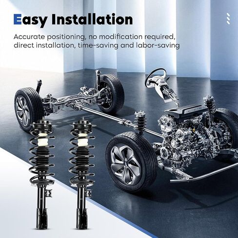 Front Struts Assembly w/Coil Spring Shock Absorber Fit for Chevy Equinox 2005 2006, for Pontiac Torrent 2006, Replace for 172209 172210 in Saudi Arabia