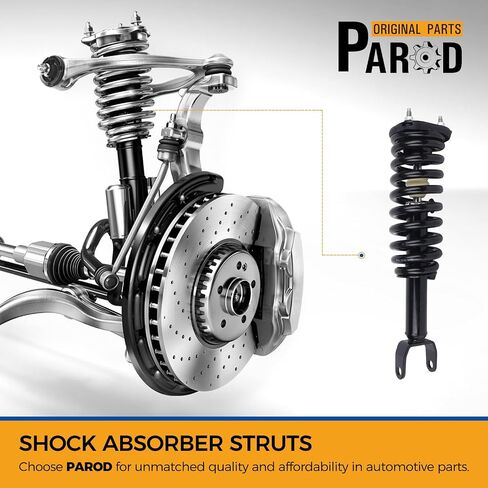 Parod Front Abrard Absorber Strut for 2005-2009 Dodge Dakota ، 2006-2009 Mitsubishi Raider ، 4WD استبداله لـ 171100 in Saudi Arabia