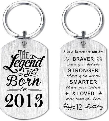 هدايا عيد ميلاد Yobent الثانية عشرة لأولاد Teen Men 2013 ، سلسلة عيد ميلاد سعيد 12th ، هدايا Bday البالغة من العمر 12 عامًا لنساءها ، ولدت الأسطورة في عام 2013 in Saudi Arabia