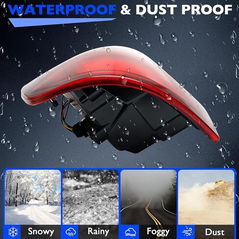 Full LED Taillamps, Compatible with 2019-2022 Ram 1500, Replace 55112993AB 55112993AC 55112993AD Led Driving Reverse Lights Brake Turn Signal Lighting Rear Left Driver Side Tail Lamps Assembly in Kuwait