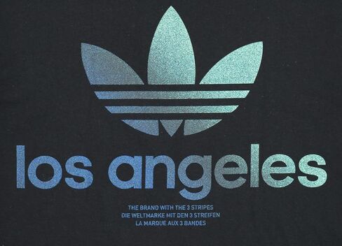 adidas Originals Mens City TREF LA Short Sleeve Graphic T-Shirt, Black, X-Large in Saudi Arabia