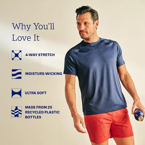 Fair Harbour The Breezeknit Performance Tee-T-Thirt Ultrasoft Performan in Kuwait