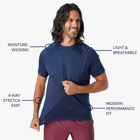 Fair Harbour The Breezeknit Performance Tee-T-Thirt Ultrasoft Performan in Kuwait