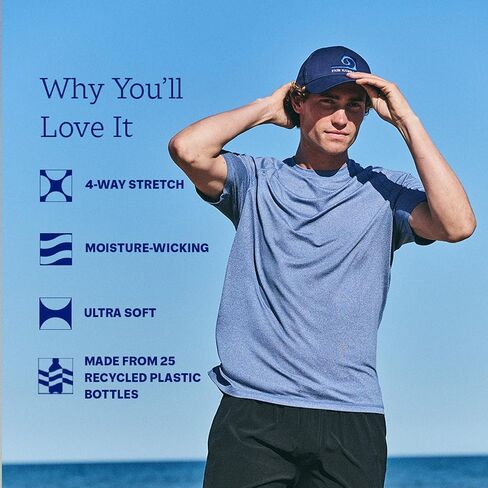 Fair Harbour The Breezeknit Performance Tee-T-Thirt Ultrasoft Performan in Kuwait