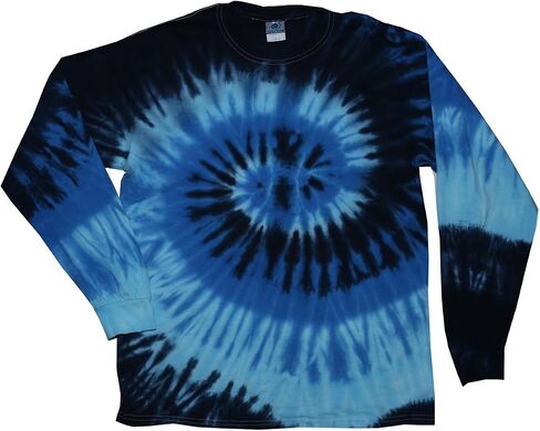 TIE TIPE DYE TOMS Long Sleeve Multicolor Adult 100 ٪ Cotton Pre-Shrunk in Saudi Arabia