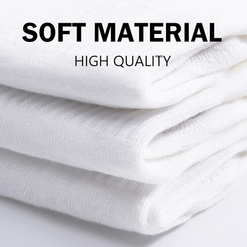 Dokutoku 6 عبوات Womens No Show Size Size 6-11 Thin Cotton White White Invisible Liner Socks in Kuwait