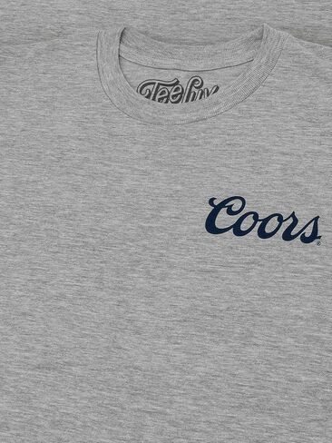 Tee Luv Men's Coors Banquet Shirt - Since 1873 Double Sided Beer Logo T-Shirt in Saudi Arabia