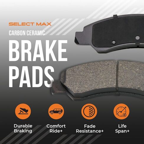 Max Advanced Brakes – ValueMAX Front & Rear Brake & Rotor Kit for Daily Driving – OE Brake Rotors & Ceramic Brake Pads – Fits 2009-2014 Subaru Impreza; 2009-2013 Forester in Kuwait
