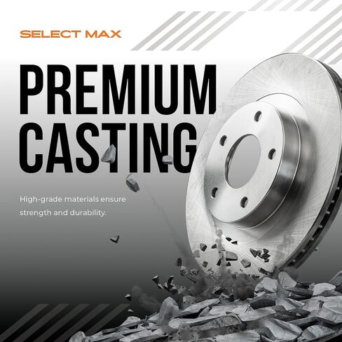 Max Advanced Brakes – ValueMAX Front & Rear Brake & Rotor Kit for Daily Driving – OE Brake Rotors & Ceramic Brake Pads – Fits 2009-2014 Subaru Impreza; 2009-2013 Forester in Kuwait