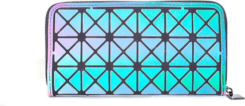 Geometric Clutch Wallet Luminous Lattice Purse Coin Purse Handbag For Women in Kuwait