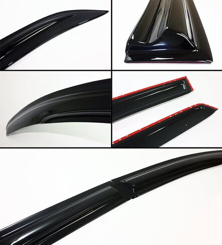 JDM 3D Style Smoked Window Visor Vent Shade Compatible for 2009-2013 Toyota Corolla in Saudi Arabia