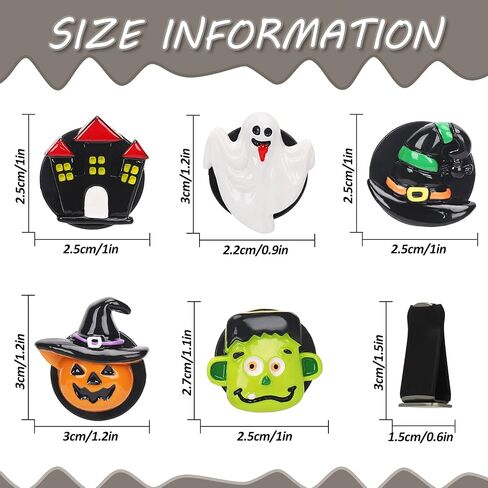 Whaline 5 Pieces Halloween Car Air Vent Clips Cute Pumpkin Ghost Witch Hat Cars Air Freshener Charm Air Conditioning Outlet Clip for Air Vent Decorations Car Accessories Cars Interior Dashboard Decor in Saudi Arabia
