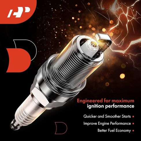 A-Premium Double Iridium Spark Plugs Compatible with Toyota Tacoma 2016-2020 & Hyundai Genesis Coupe 2010-2012, 2.0L 2.7L, Pack of 4 in Saudi Arabia