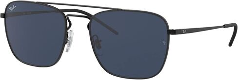 Ray-Ban RB3588 حزمة النظارات الشمسية: RB 3588 901480 Rubber Black Dark Dark Blue and Universal Anti Slip Silicone Leash in Saudi Arabia