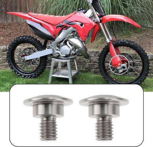 ECSING 6pcs دراجة نارية الأمامية شوكة برغي المسمار متوافق مع هوندا CR125 250 CRF450 in Saudi Arabia